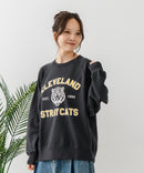 【C-FORT POINT/フォートポイント】アニマルプリント(タイガー) カレッジ スウェットトレーナー