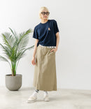 クロップド丈 ワンポイント刺繍Ｔシャツ【TeddyBear/テディベア】