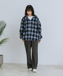 【BEVERLY HILLS POLO CLUB/ビバリーヒルズポロクラブ】ネルチェックシャツパーカー