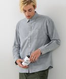 【BLUE STANDARD/ブルースタンダード】コットン100％ オックスレギュラーカラー リラックスシルエットシャツ ビズ オフィスカジュアル オンでもオフでも