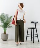 【C-FORTPOINT/フォートポイント】【上品なハイネックデザインが大人可愛い！】レース切り替えタンクトップ 首元カバー レイヤード 上品 華やか カジュアル フェミニン 通気性 ❘ジーンズメイト公式オンラインショップ