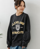 【C-FORT POINT/フォートポイント】アニマルプリント(タイガー) カレッジ スウェットトレーナー