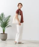 【C-FORTPOINT/フォートポイント】【ストレッチ性抜群の冷感素材を使用】フレンチスリーブ モックネックTシャツ プチハイネック プルオーバー 接触冷感 涼しい 二の腕カバー サイドスリット