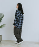 【BEVERLY HILLS POLO CLUB/ビバリーヒルズポロクラブ】ネルチェックシャツパーカー