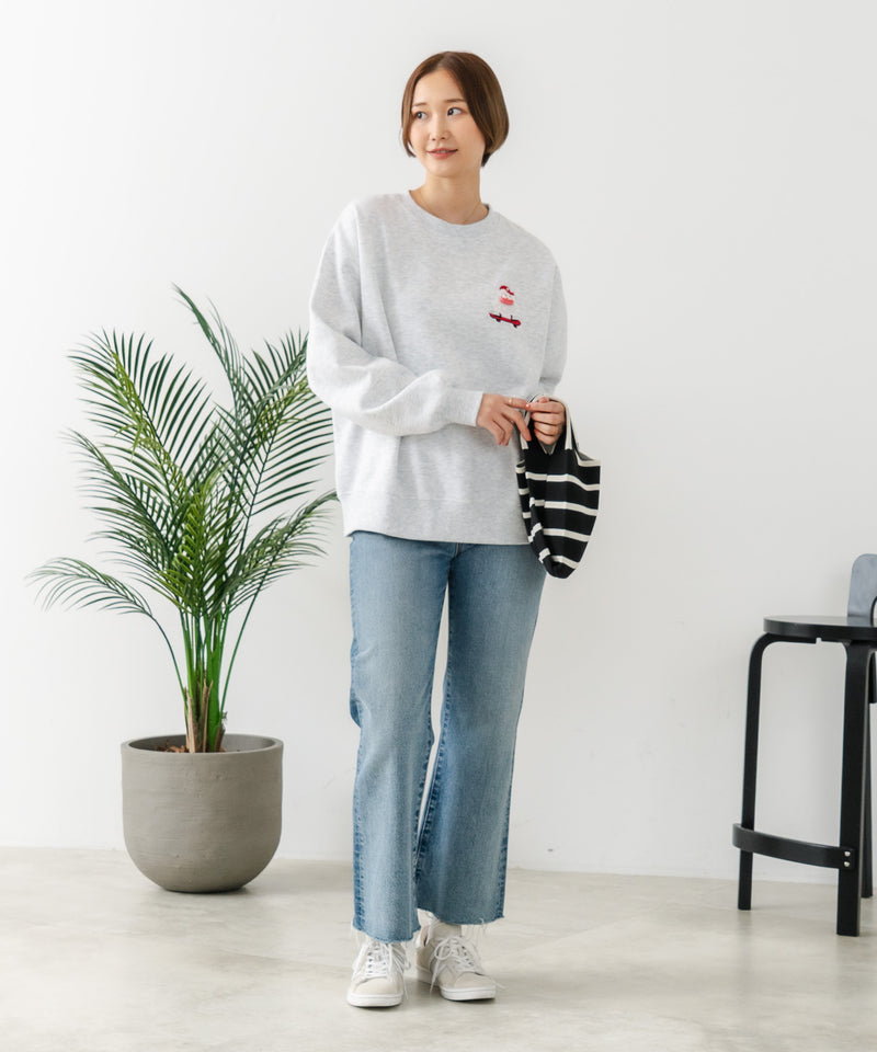 【C-FORT POINT/フォートポイント】オバケスケボー 刺繍トレーナー