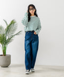 デニムカーブパンツ【C-FORT POINT/フォートポイント】