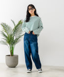 デニムカーブパンツ【C-FORT POINT/フォートポイント】