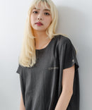 【CONVERSE/コンバース】ラウンドヘム フレンチスリーブ Tシャツ zo