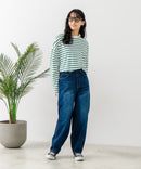 デニムカーブパンツ【C-FORT POINT/フォートポイント】