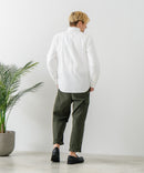 【BLUE STANDARD/ブルースタンダード】コットン100％ オックスボタンダウンシャツ レギュラーシルエット ビズ オフィスカジュアル オンでもオフでも