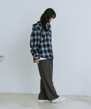 【BEVERLY HILLS POLO CLUB/ビバリーヒルズポロクラブ】ネルチェックシャツパーカー