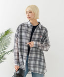 【BEVERLY HILLS POLO CLUB/ビバリーヒルズポロクラブ】ワンポイント刺繍 シアーシャツ zo