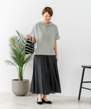 【C-FORT POINT/フォートポイント】ライトデニム 8枚ハギスカート 薄手4.5オンスデニム素材