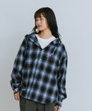 【BEVERLY HILLS POLO CLUB/ビバリーヒルズポロクラブ】ネルチェックシャツパーカー