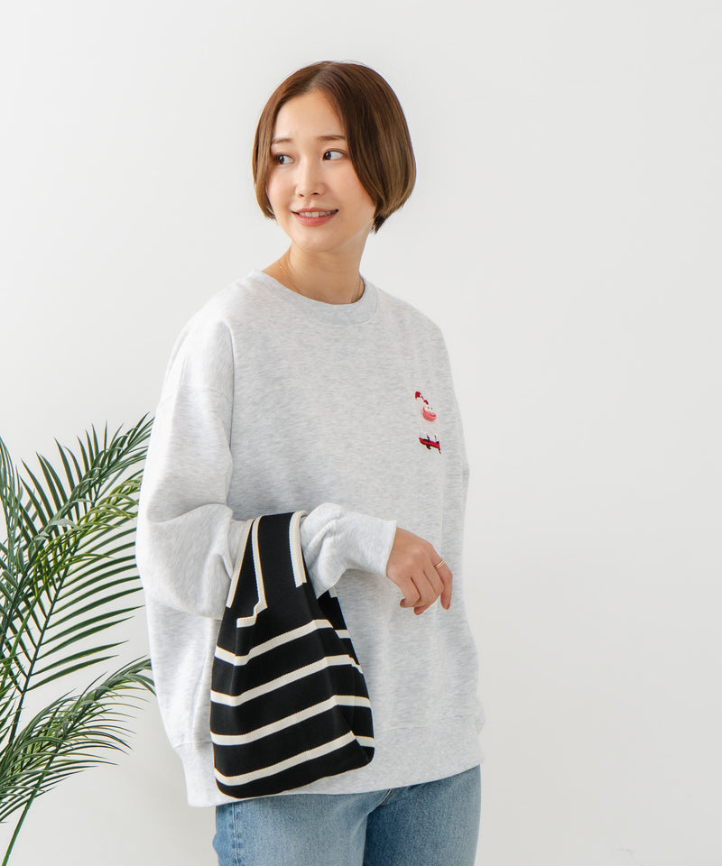 【C-FORT POINT/フォートポイント】オバケスケボー 刺繍トレーナー