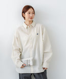 【BEVERLY HILLS POLO CLUB/ビバリーヒルズポロクラブ】【選べる2シルエット】オックスワイドシャツ（クロップド丈 or ビッグシルエット）ポニー刺繍