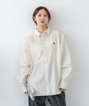 【BEVERLY HILLS POLO CLUB/ビバリーヒルズポロクラブ】【選べる2シルエット】オックスワイドシャツ（クロップド丈 or ビッグシルエット）ポニー刺繍
