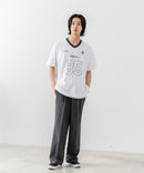 【BRKNHOME/ブロークンホーム】×【ZERO STAIN/ゼロステイン】【ホッケー風デザイン】コラボTシャツ 汗染み防止 ワンポイント オーバーサイズ