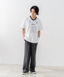 【BRKNHOME/ブロークンホーム】×【ZERO STAIN/ゼロステイン】【ホッケー風デザイン】コラボTシャツ 汗染み防止 ワンポイント オーバーサイズ