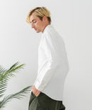 【BLUE STANDARD/ブルースタンダード】コットン100％ オックスボタンダウンシャツ レギュラーシルエット ビズ オフィスカジュアル オンでもオフでも