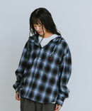 【BEVERLY HILLS POLO CLUB/ビバリーヒルズポロクラブ】ネルチェックシャツパーカー
