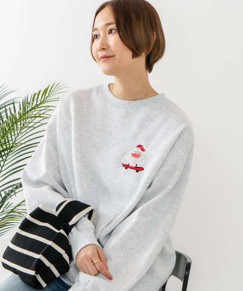 【C-FORT POINT/フォートポイント】オバケスケボー 刺繍トレーナー