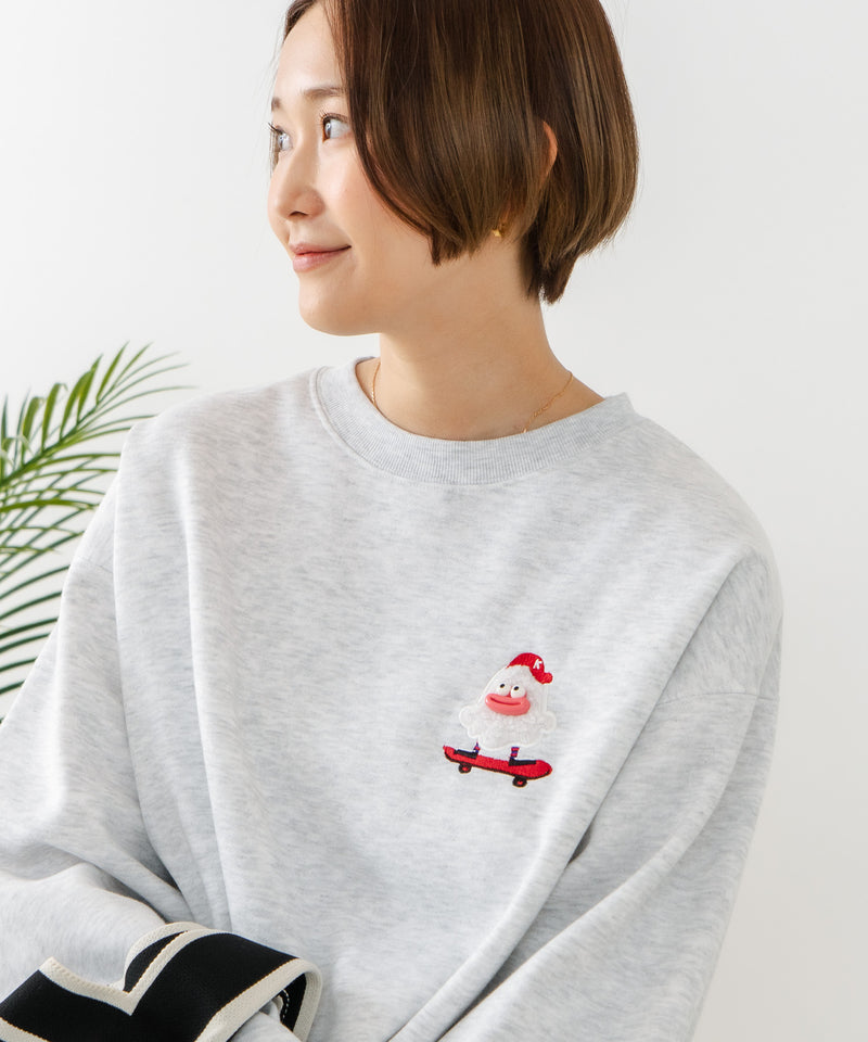 【C-FORT POINT/フォートポイント】オバケスケボー 刺繍トレーナー