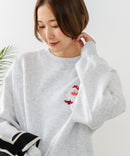 【C-FORT POINT/フォートポイント】オバケスケボー 刺繍トレーナー