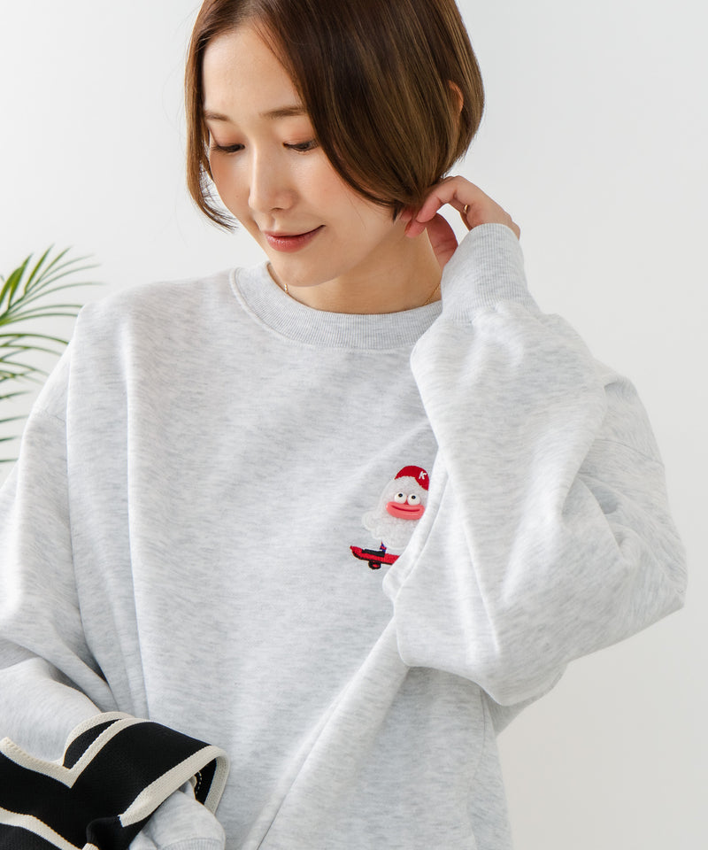 【C-FORT POINT/フォートポイント】オバケスケボー 刺繍トレーナー