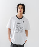 【BRKNHOME/ブロークンホーム】×【ZERO STAIN/ゼロステイン】【ホッケー風デザイン】コラボTシャツ 汗染み防止 ワンポイント オーバーサイズ