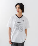 【BRKNHOME/ブロークンホーム】×【ZERO STAIN/ゼロステイン】【ホッケー風デザイン】コラボTシャツ 汗染み防止 ワンポイント オーバーサイズ