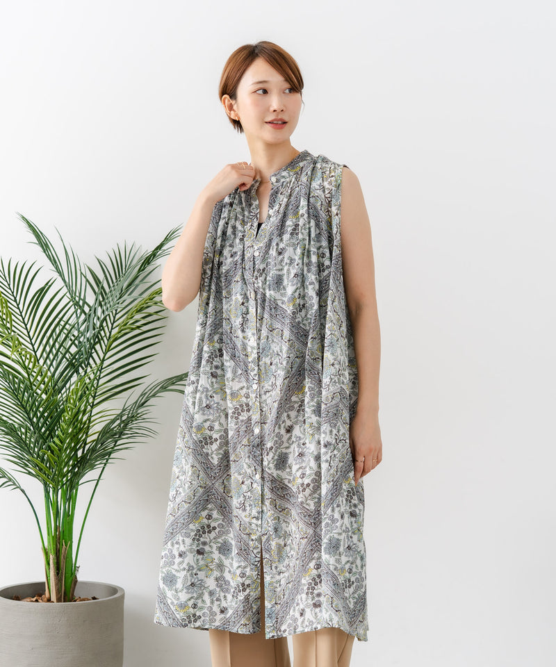 C-FORT POINT/フォートポイント】さらっと軽やか インド綿 総柄