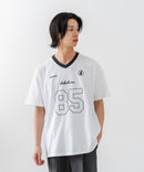 【BRKNHOME/ブロークンホーム】×【ZERO STAIN/ゼロステイン】【ホッケー風デザイン】コラボTシャツ 汗染み防止 ワンポイント オーバーサイズ