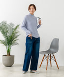 【C-FORT POINT/フォートポイント】リブニットソー エリシャーリング プルオーバー