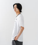 【BRKNHOME/ブロークンホーム】×【ZERO STAIN/ゼロステイン】【ホッケー風デザイン】コラボTシャツ 汗染み防止 ワンポイント オーバーサイズ