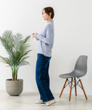 【C-FORT POINT/フォートポイント】リブニットソー エリシャーリング プルオーバー