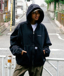 【BEN DAVIS/ベンデイビス】ウォッシュ加工 ツイルアクティブパーカー 中綿 防寒