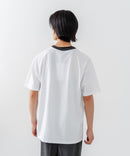 【BRKNHOME/ブロークンホーム】×【ZERO STAIN/ゼロステイン】【ホッケー風デザイン】コラボTシャツ 汗染み防止 ワンポイント オーバーサイズ