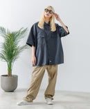ライトTCツイルワークシャツ ストリート【DICKIES/ディッキーズ】