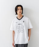 【BRKNHOME/ブロークンホーム】×【ZERO STAIN/ゼロステイン】【ホッケー風デザイン】コラボTシャツ 汗染み防止 ワンポイント オーバーサイズ