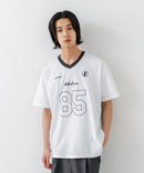【BRKNHOME/ブロークンホーム】×【ZERO STAIN/ゼロステイン】【ホッケー風デザイン】コラボTシャツ 汗染み防止 ワンポイント オーバーサイズ