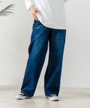 デニムワイドパンツ【C-FORT POINT/フォートポイント】