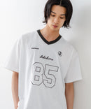 【BRKNHOME/ブロークンホーム】×【ZERO STAIN/ゼロステイン】【ホッケー風デザイン】コラボTシャツ 汗染み防止 ワンポイント オーバーサイズ