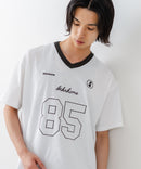 【BRKNHOME/ブロークンホーム】×【ZERO STAIN/ゼロステイン】【ホッケー風デザイン】コラボTシャツ 汗染み防止 ワンポイント オーバーサイズ