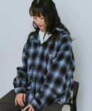 【BEVERLY HILLS POLO CLUB/ビバリーヒルズポロクラブ】ネルチェックシャツパーカー