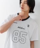 【BRKNHOME/ブロークンホーム】×【ZERO STAIN/ゼロステイン】【ホッケー風デザイン】コラボTシャツ 汗染み防止 ワンポイント オーバーサイズ