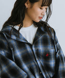 【BEVERLY HILLS POLO CLUB/ビバリーヒルズポロクラブ】ネルチェックシャツパーカー