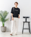 【C-FORTPOINT/フォートポイント】【接触冷感 ひんやり涼しい】冷感スムース素材 プリントTシャツ ルーズシルエット なめらか 落ち感 ニュアンスカラー 大人カジュアル