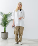 【KANGOL/カンゴール】襟配色 ハーフジップ ポロ