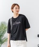 【C-FORTPOINT/フォートポイント】【接触冷感 ひんやり涼しい】冷感スムース素材 プリントTシャツ ルーズシルエット なめらか 落ち感 ニュアンスカラー 大人カジュアル